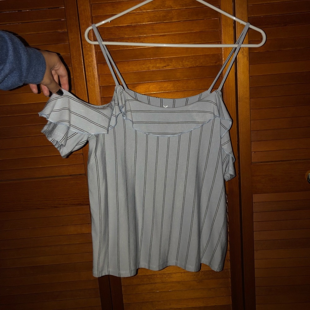 American Eagle Soft & Sexy Cold Shoulder Blouse